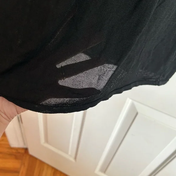 Black Silk Sleeveless Dress - Picture 2 of 7